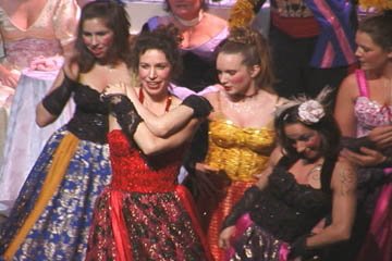 ACT III, Valencienne as a chorus girl
